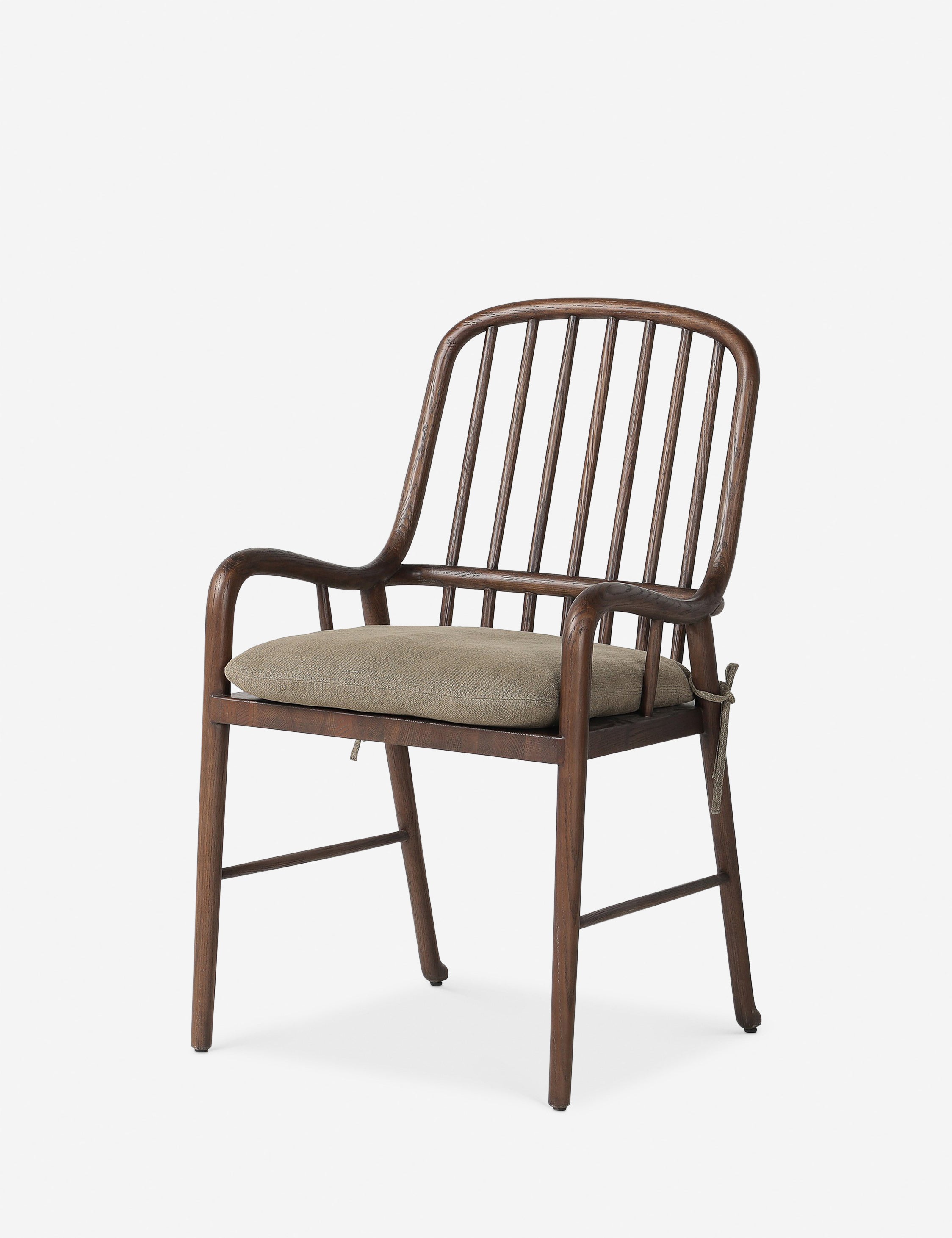 Brenna Dining Chair by Amber Lewis x Four Hands - Modern Farmhouse Dining Chair for Kitchen, Dining Room & Office - Comfortable & Stylish Seating for Home Decor