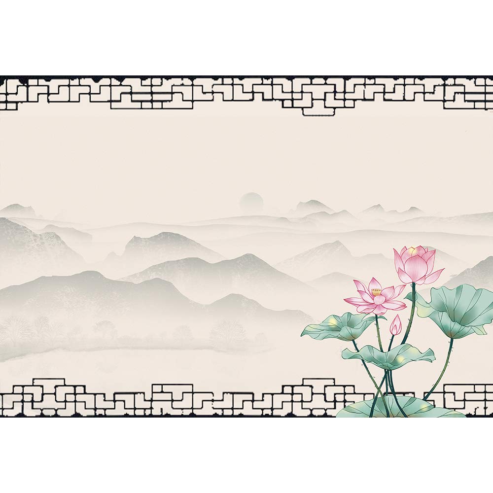 Beautiful Chinese Traditional Cultural Wall Murals for Bedroom - 66x96 Inches Removable Peel and Stick Wallpaper | Perfect for Home Decor, Living Room & Nursery