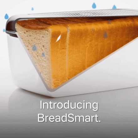 Milex Long Life Insta Bread Box - Airtight Food Storage Container for Fresh Bread, Buns, and Pastries - Perfect for Kitchen, Pantry, and Camping Use