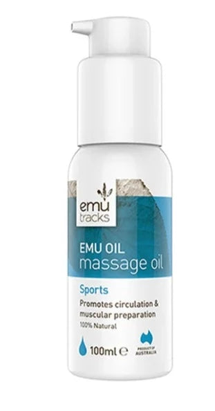 Emu Tracks Sports Massage Oil - Premium Pain Relief & Muscle Recovery for Athletes | Post-Workout, Deep Tissue Therapy & Joint Support