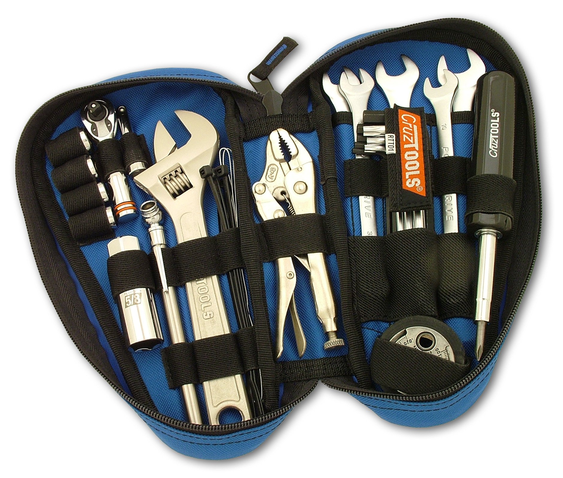 RPM Roadtech Teardrop Tool Kit for Harley Davidson Motorcycles - Complete Repair & Maintenance Set for DIY Enthusiasts - Perfect for Garage, Roadside Emergencies & Custom Bike Projects