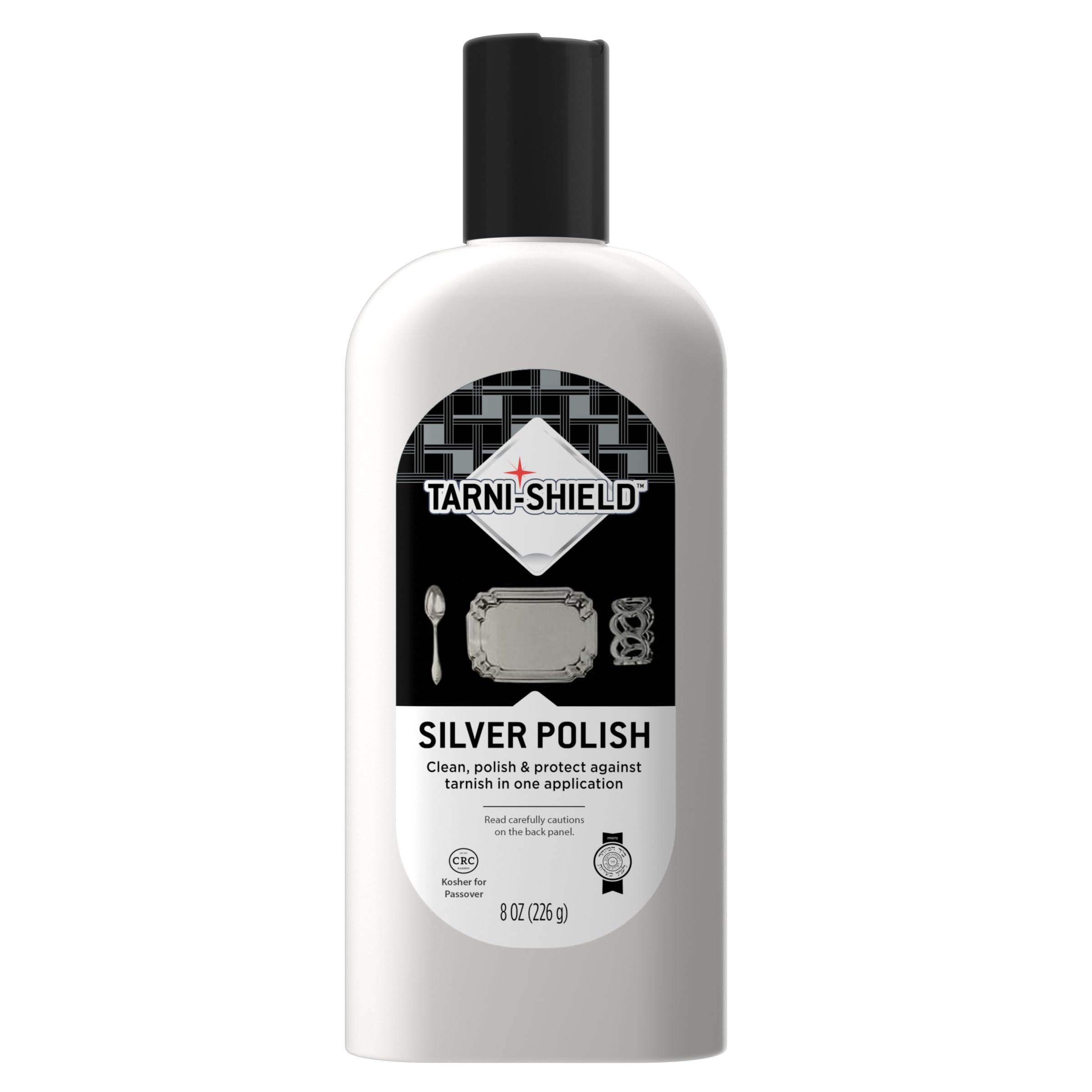 Tarni-Shield Silver Polish - 8oz Metal Cleaner for Silver, Copper & Brass | Tarnish Protection & Shine in One Step | Perfect for Jewelry, Flatware & Antique Restoration