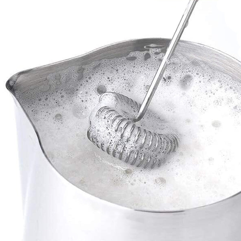 Premium Electric Milk Frother & Handheld Balloon Whisk - Perfect for Lattes, Cappuccinos, Hot Chocolate & Baking at Home | Cafe Culture Inspired