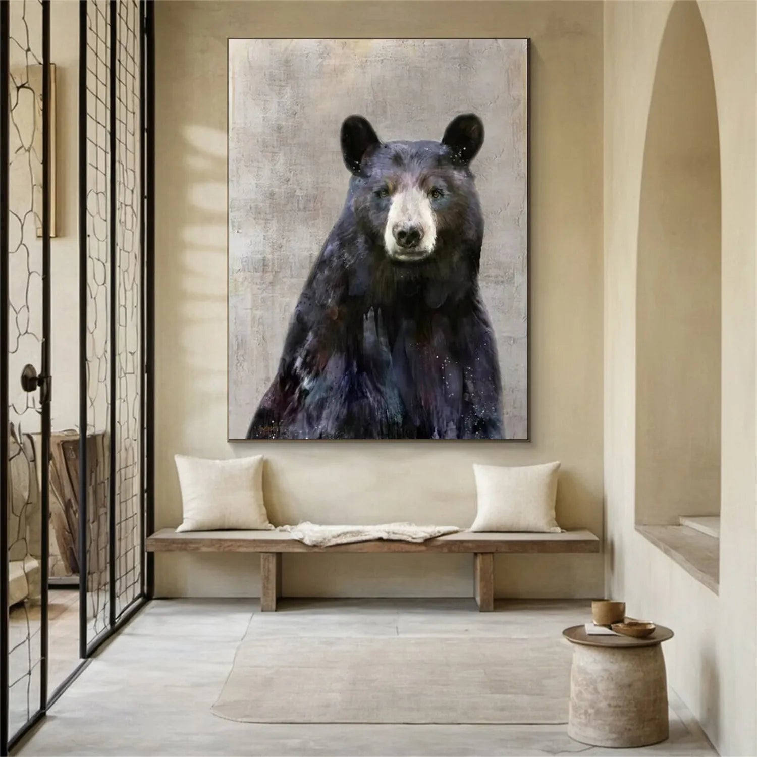 Animal Art Painting #AP073 - Handmade Wildlife Canvas Art for Home & Office Decor | Perfect for Living Room, Bedroom, or Gift