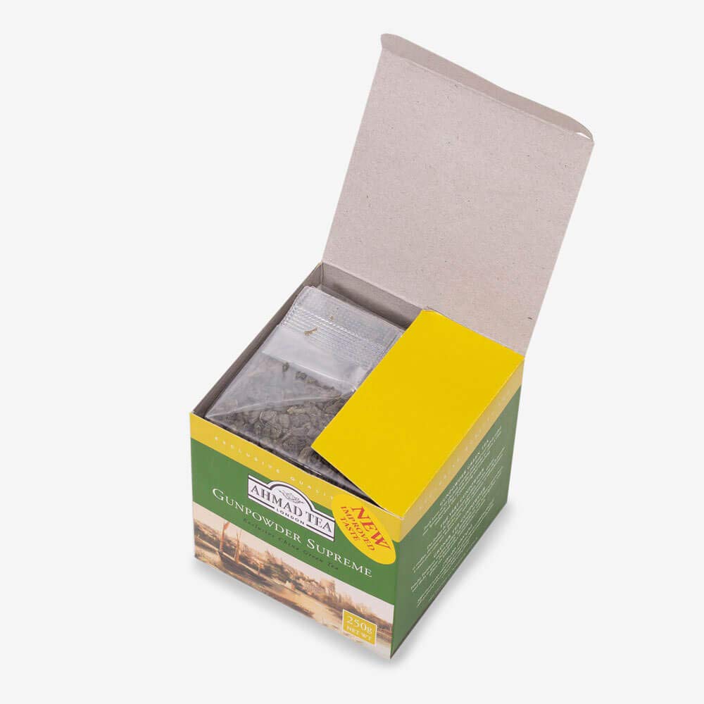 Ahmad Tea Gunpowder Green Tea - 500g (17.6 oz) Pack of 1 | Premium Loose Leaf Tea for Brewing, Iced Tea & Tea Ceremonies | Perfect for Home, Office & Gifting