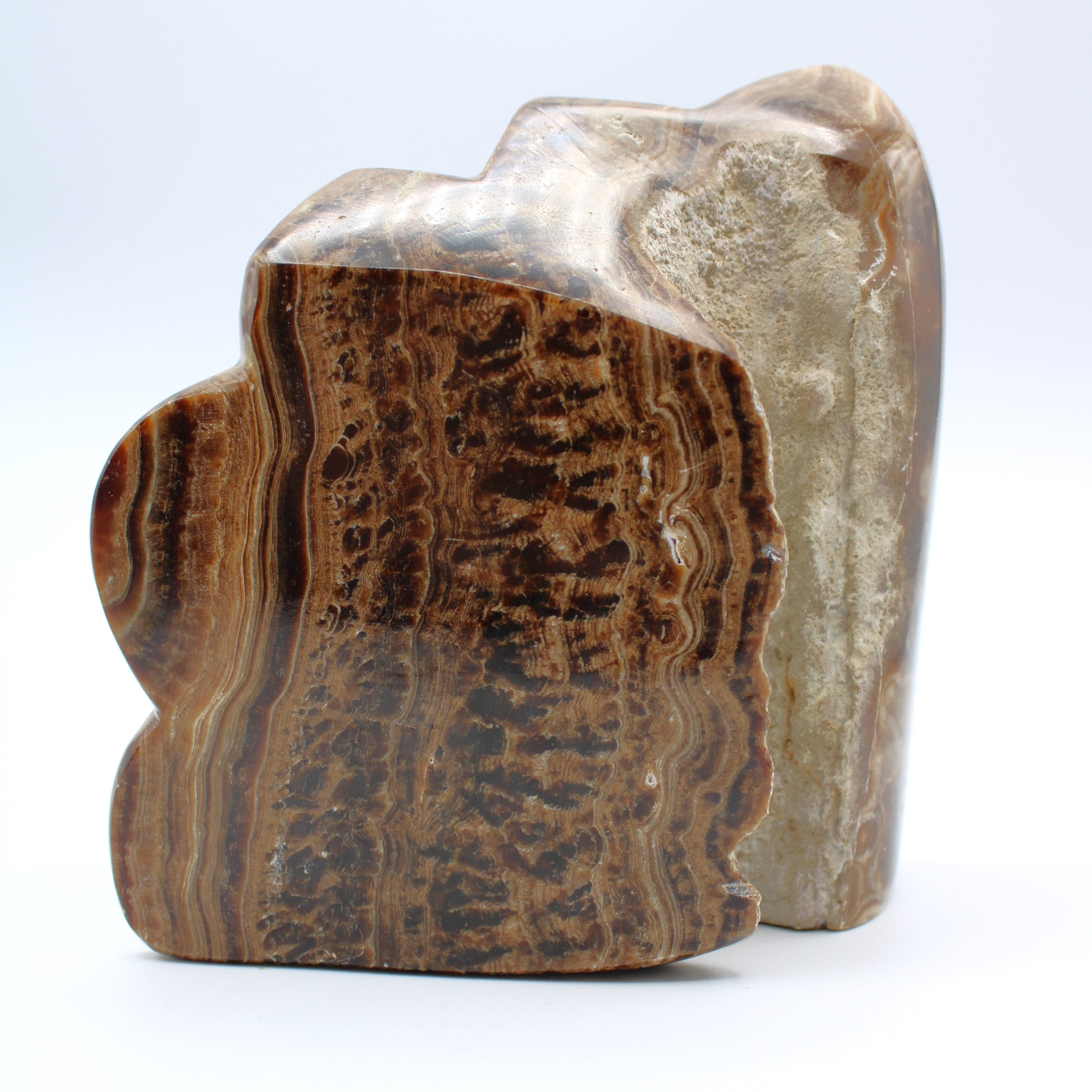 Natural Brown Onyx Free Form Stone - Healing Crystal for Meditation, Home Decor & Jewelry Making | Perfect for Spiritual Gifts, Yoga & Feng Shui