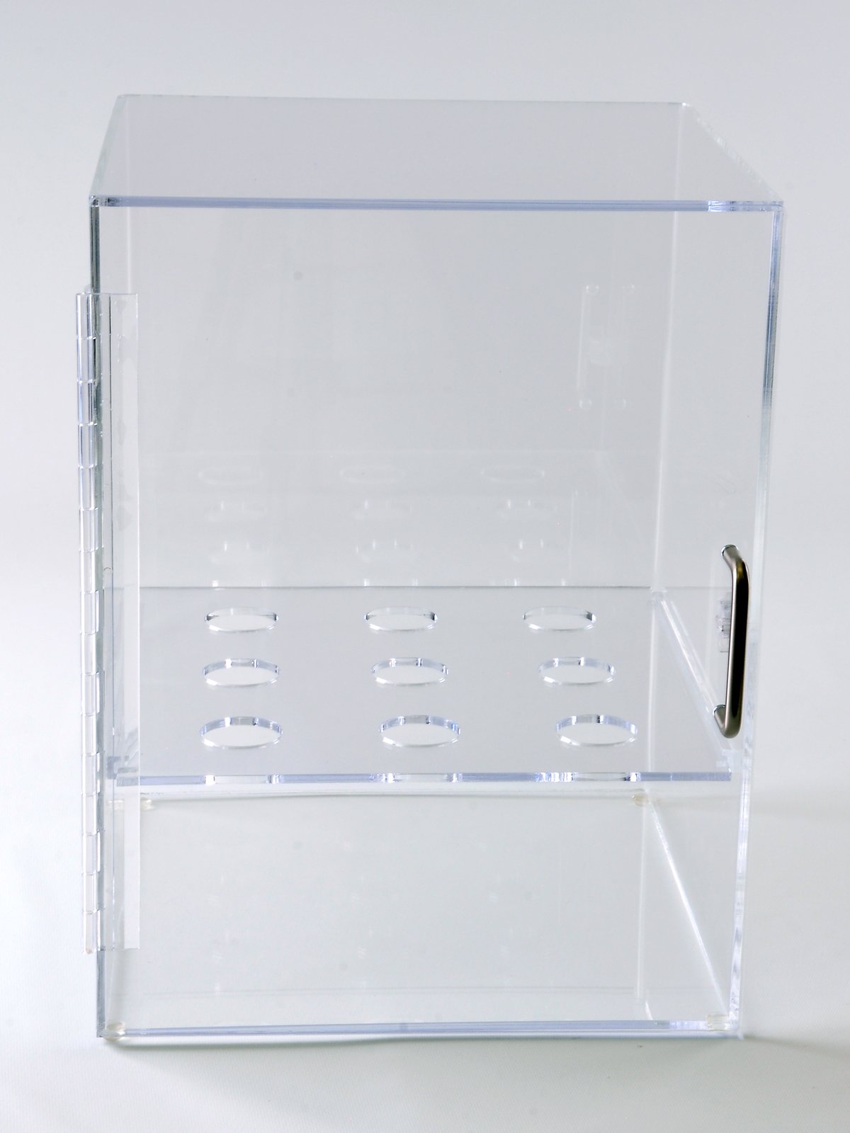 Premium Acrylic Cone Cabinet for Sugar & Waffle Cones - Durable Display Stand with Free Grocery Tote | Perfect for Ice Cream Shops, Bakeries & Candy Stores