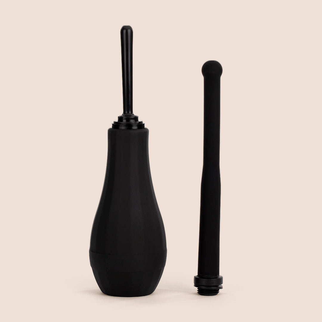Ergoflo™ Director Enema Bulb Kit - High Quality Silicone Enema Nozzle for Colon Cleansing & Detox - Perfect for Home Use, Travel & Medical Needs
