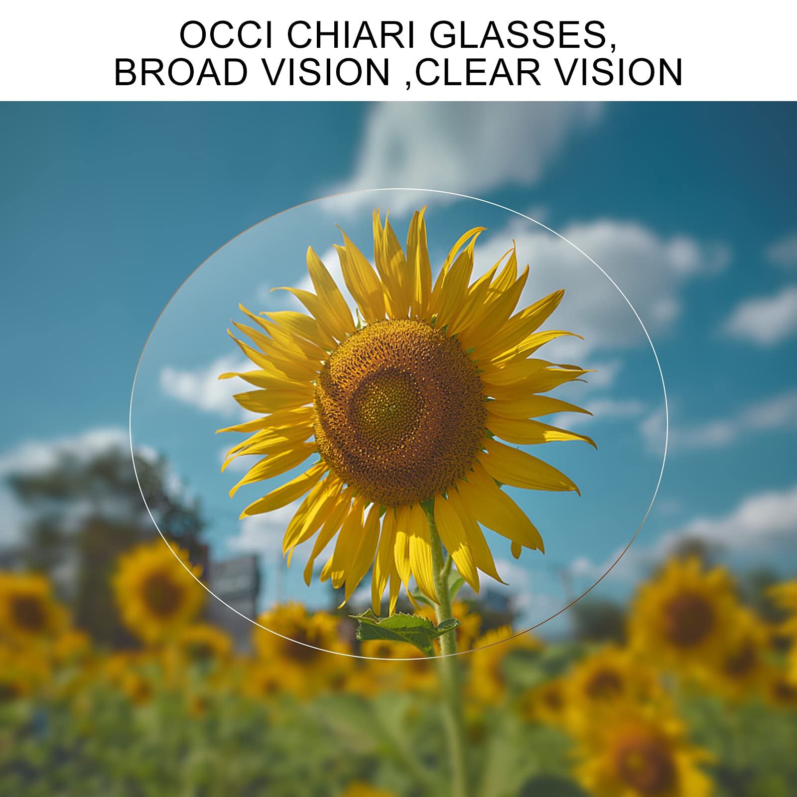 OCCI CHIARI Blue Light Blocking Reading Glasses for Women - Large Frame with UV400 Protection (1.0 to 4.0 Magnification) - Perfect for Computer Work, Reading & Screen Time