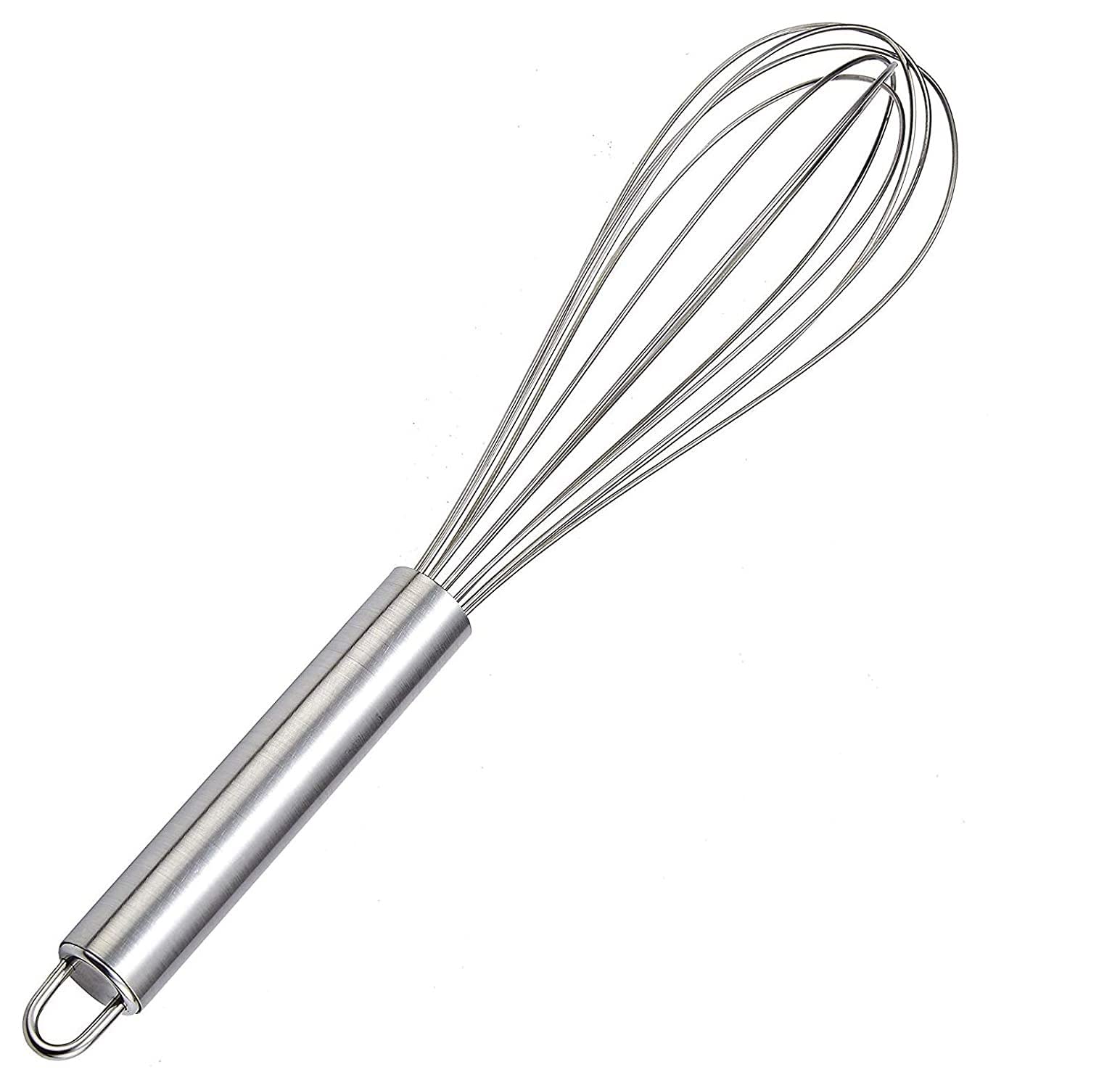 Premium Stainless Steel Balloon Whisk - Professional Egg Beater, Milk Frother for Coffee, Milkshakes, Lassi & Soup - Durable Hand Mixer Alternative to Blenders - Perfect for Baking, Cooking & Beverage Preparation