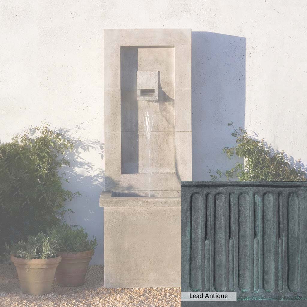 Campania International Moderne Outdoor Fountain - Elegant Garden Water Feature for Patio, Yard & Landscape Decor
