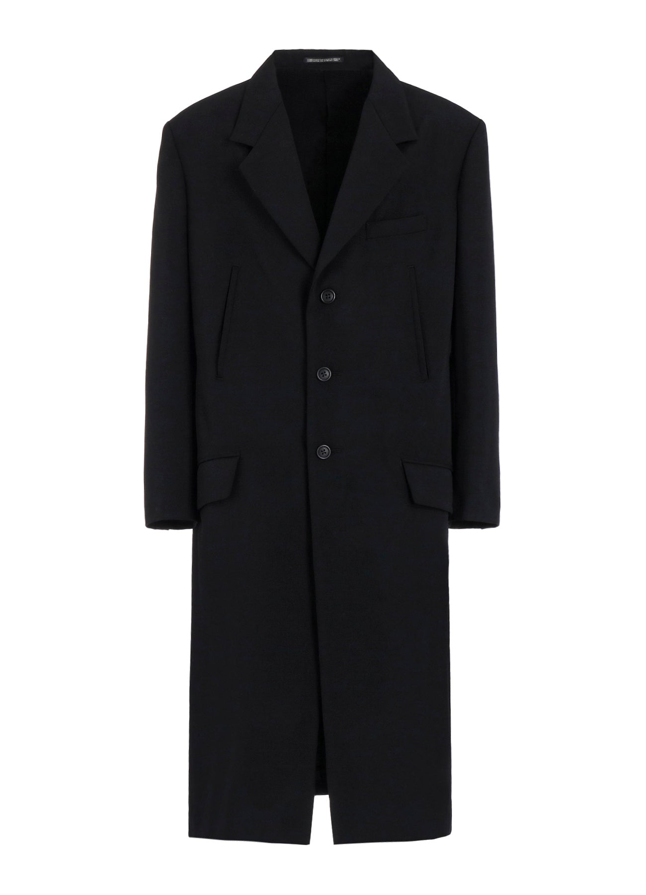 2/60 Wool Gabardine Single Long Jacket for Women - Classic Elegant Outerwear for Office, Business, and Formal Occasions