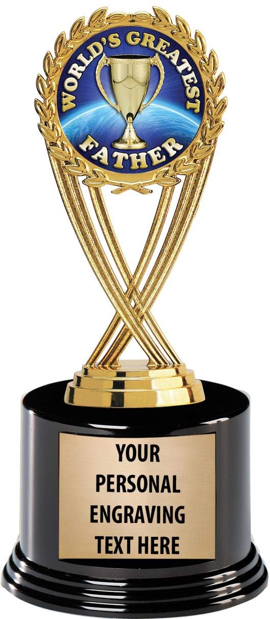 Custom Engraved Father's Day Trophy - 7.25