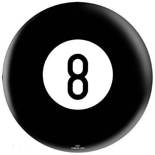 OnTheBallBowling Billiards Bowling Ball - Black 8 Ball Style for Professional & Casual Play - Perfect for Bowling Alleys, Game Rooms & Sports Bars