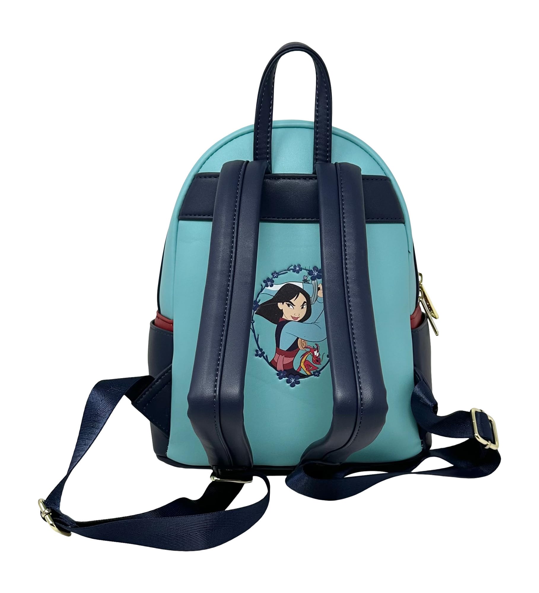 Loungefly Disney Mulan Cosplay Women's Crossbody Bag - Double Strap Shoulder Purse for Anime Conventions & Disney Theme Parks