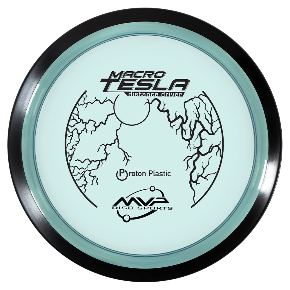 MVP Disc Sports Macro Tesla Mini Disc - Premium Golf Disc for Beginners & Pros (Choose Your Favorite Plastic) - Perfect for Disc Golf, Backyard Fun & Outdoor Activities