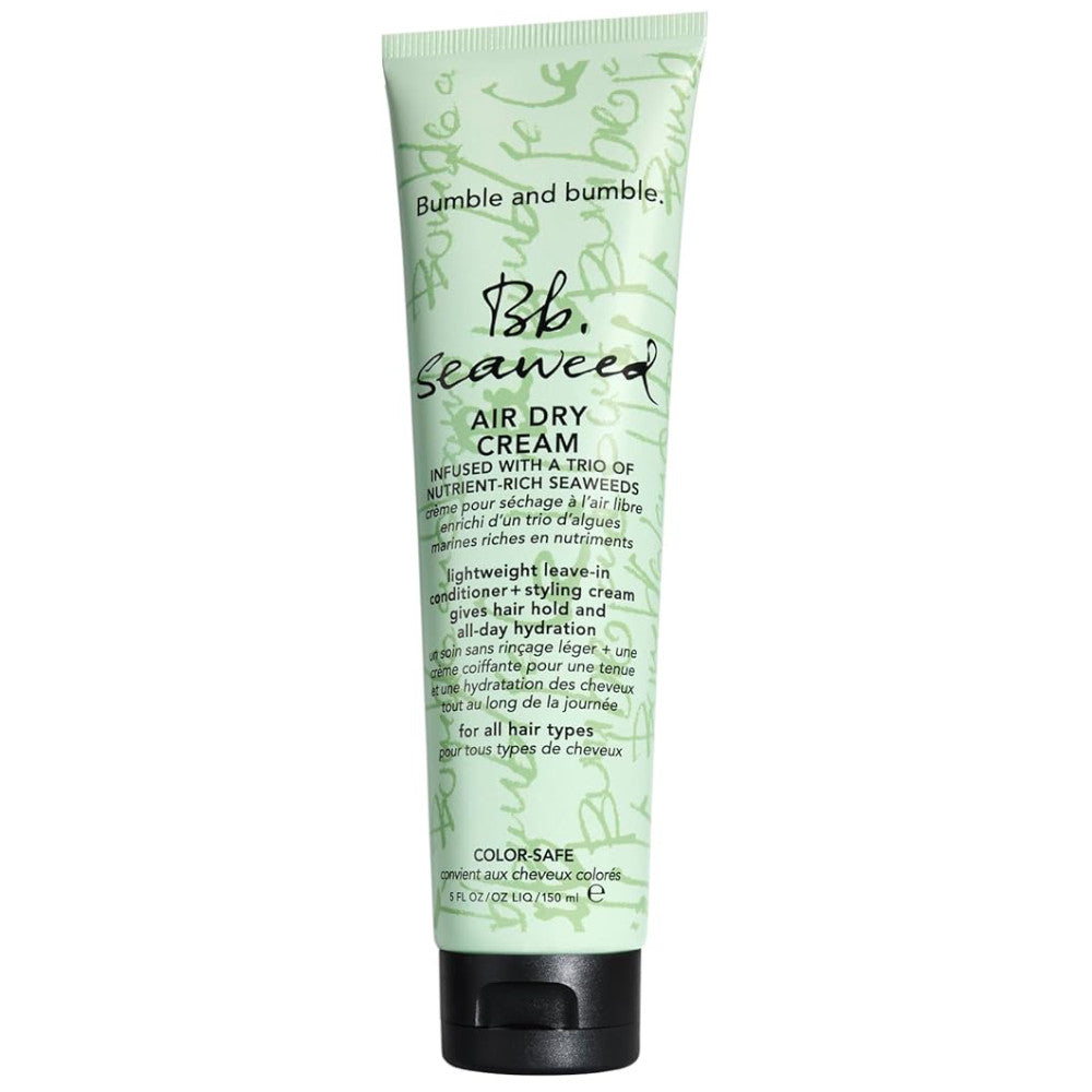 Bumble and Bumble Seaweed Air Dry Cream - Lightweight Styling Cream for Frizz-Free, Natural Waves - Perfect for Beachy, Effortless Hair at Home or On-The-Go