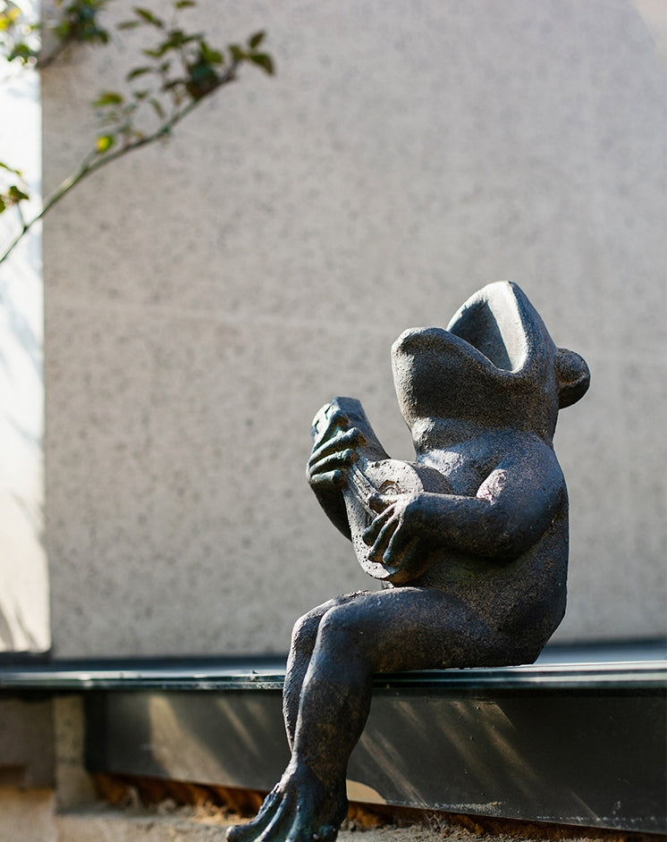 Modern Frog Garden Statues - Unique Outdoor Animal Sculptures for Garden Decor | Cute Frog Flower Pots & Creative Villa Landscaping Ideas | Perfect for Patio, Yard & Outdoor Garden Decoration