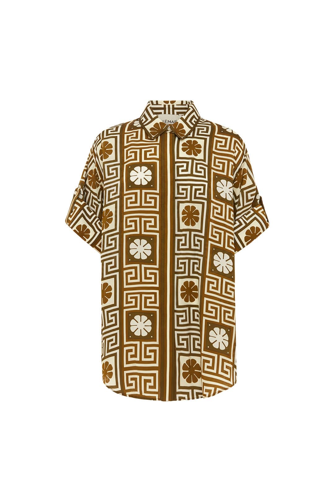 DIMI Jacquard Shirt for Men - Stylish Printed Long Sleeve Button Down Shirt - Perfect for Office, Casual Wear & Date Night