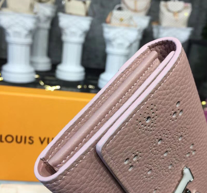 LV Compact Wallet in Taurillon Leather - Magnolia Pink | Slim & Stylish Women's Wallet for Everyday Use & Travel