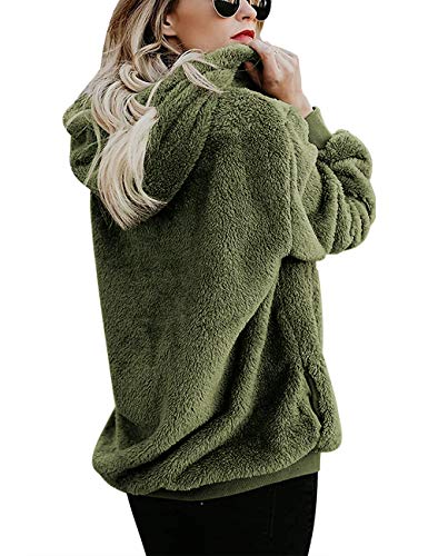 Sweat À Capuche Vert Militaire.