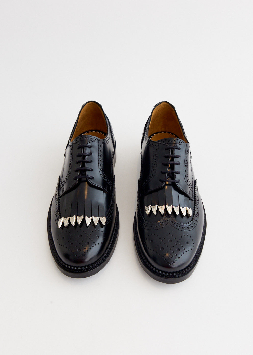 Polished AJ855 Brogue Shoes for Men - Classic Oxford Style Dress Shoes for Business, Formal & Wedding Occasions