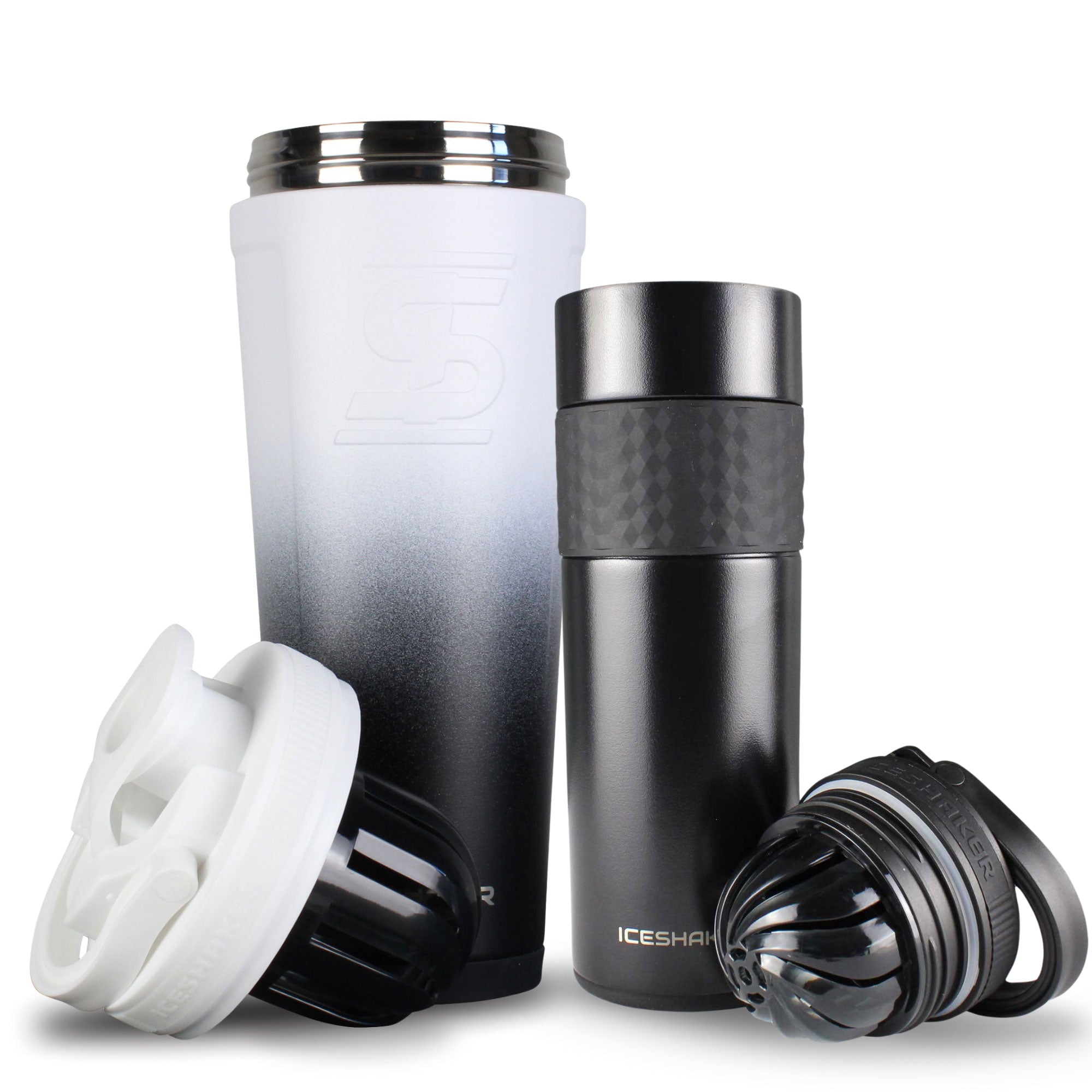 Premium His & Her Protein Shaker Bottle Set - 20oz Leak-Proof Mixing Cups for Gym, Workouts & Post-Training Recovery - BPA-Free Fitness Accessories for Couples