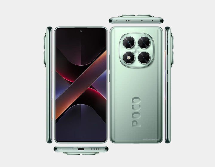 Xiaomi Poco X7 5G Smartphone 256GB ROM 8GB RAM Dual SIM GSM Unlocked - Silver | Fast Performance for Gaming, Streaming & Productivity