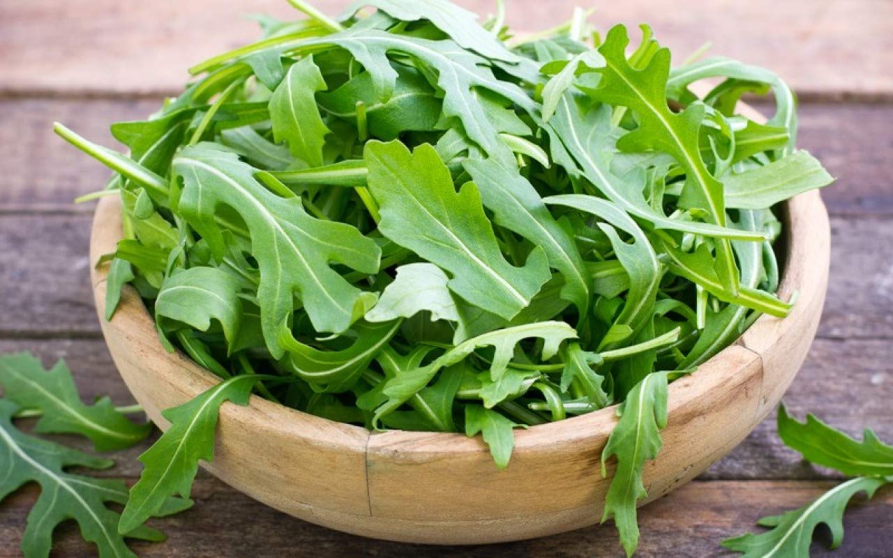 Organic Arugula Seeds - Non-GMO, Fast-Growing (20 Days) - Duckweed & Broadleaf Salad Greens for Planting - Perfect for Home Gardens, Microgreens & Healthy Salads
