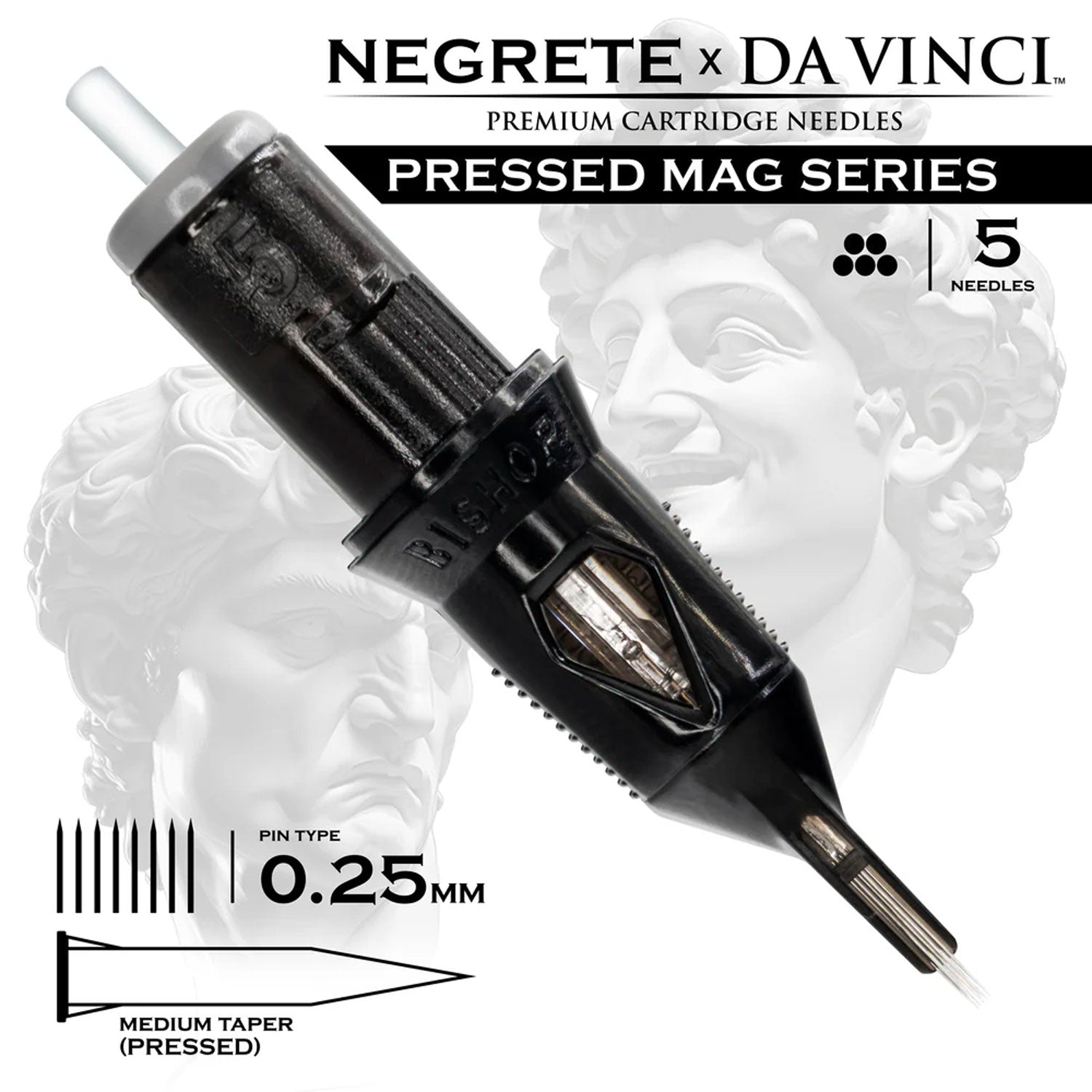 Da Vinci Freddy Negrete Pressed Magnum Series Tattoo Ink - Professional Tattoo Artist Supplies for Vibrant & Long-Lasting Body Art - Ideal for Tattoo Studios & Home Artists