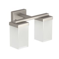 Moen Brushed Nickel 90 Degree 2 Globe Wall Sconce Light Fixture YB8862BN - Perfect for Bedroom, Hallway, and Entryway Lighting