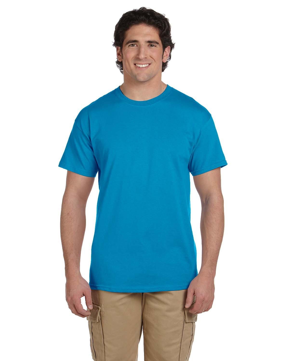 Fruit of the Loom Men's Premium Cotton Crew Neck T-Shirt - Soft Comfortable Casual Tee for Everyday Wear - Maroon, Medium - Perfect for Work, Gym & Relaxation