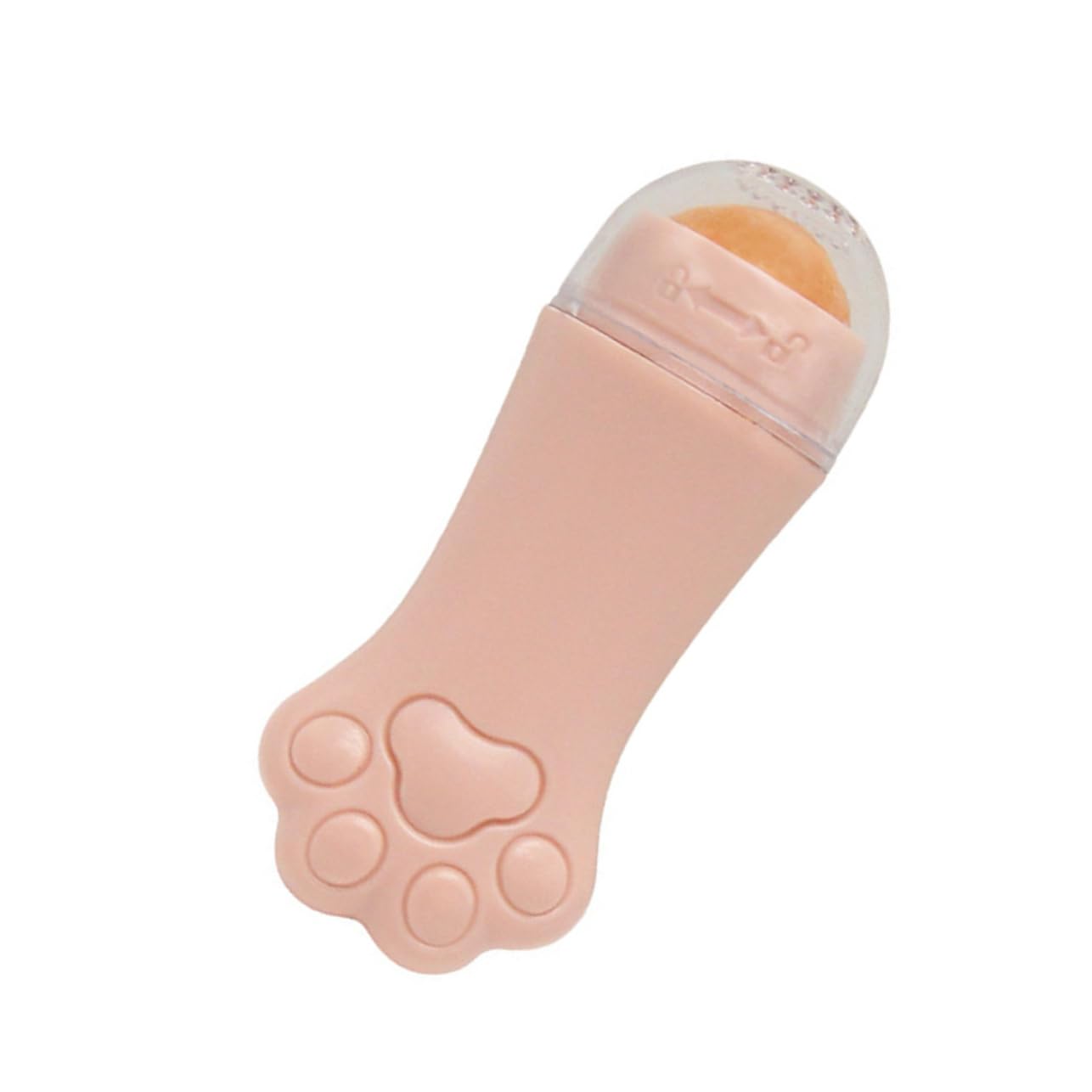 NOLITOY Volcanic Stone Oil-Absorbing Ball - Pink Facial Roller for Oily Skin, Lip Oil Blotting & Massage Tool | Skin Care, Makeup Prep, On-the-Go Shine Control