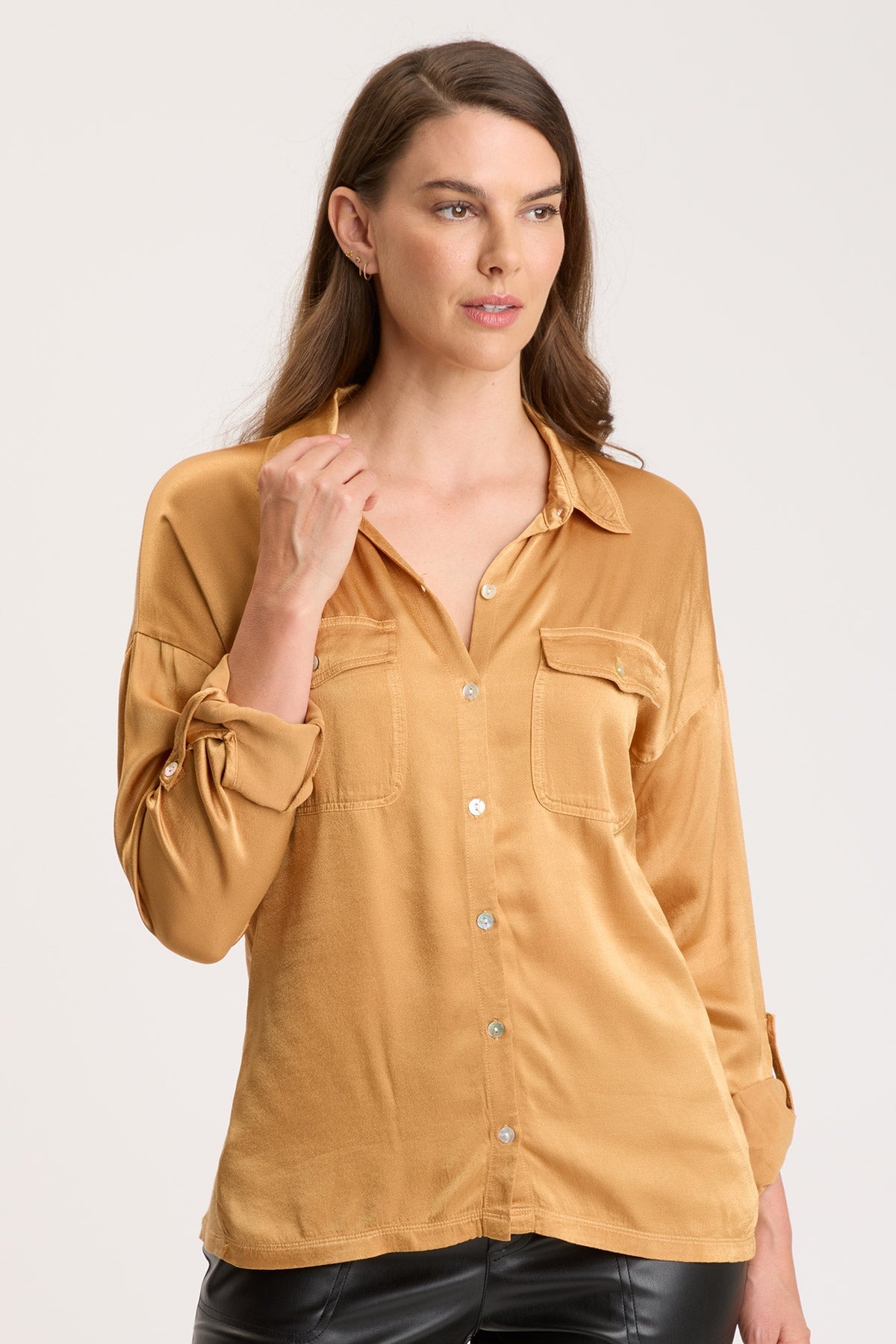Ludolf Men's Casual Button Up Shirt - Stylish & Comfortable for Work, Office, and Everyday Wear