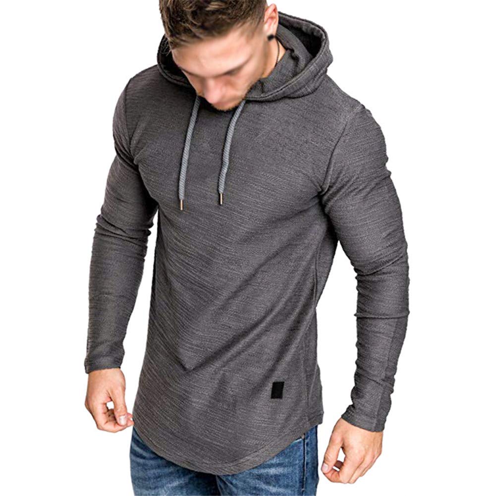 Men's Workout Sweatshirt - Lightweight Athletic Hoodie for Gym, Running & Training | Breathable Pullover for Fitness & Outdoor Activities