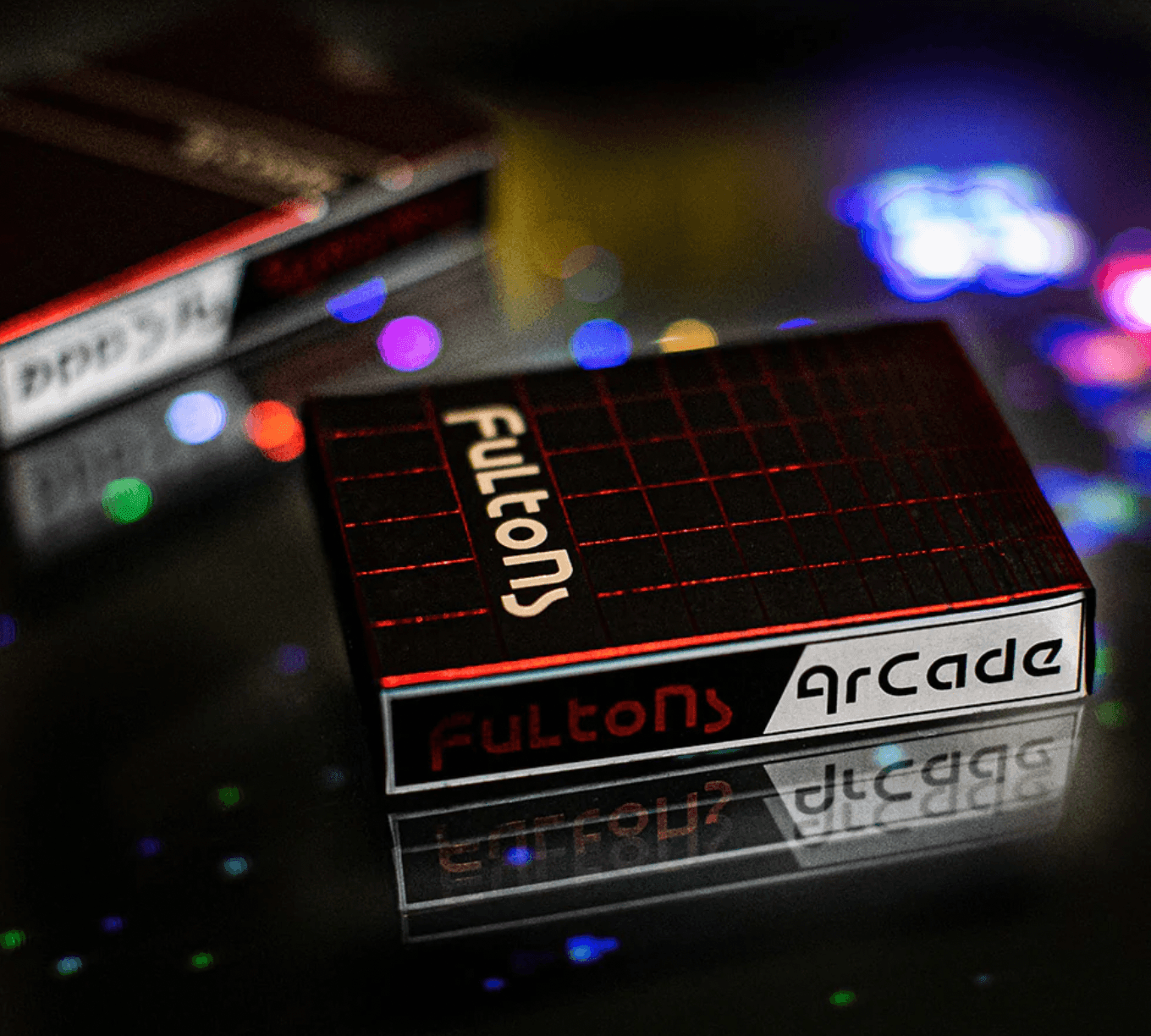 Premium Fulton's Arcade Playing Cards - Classic Design, Durable & Waterproof for Poker, Magic Tricks & Game Nights - Perfect for Parties, Travel & Collectors