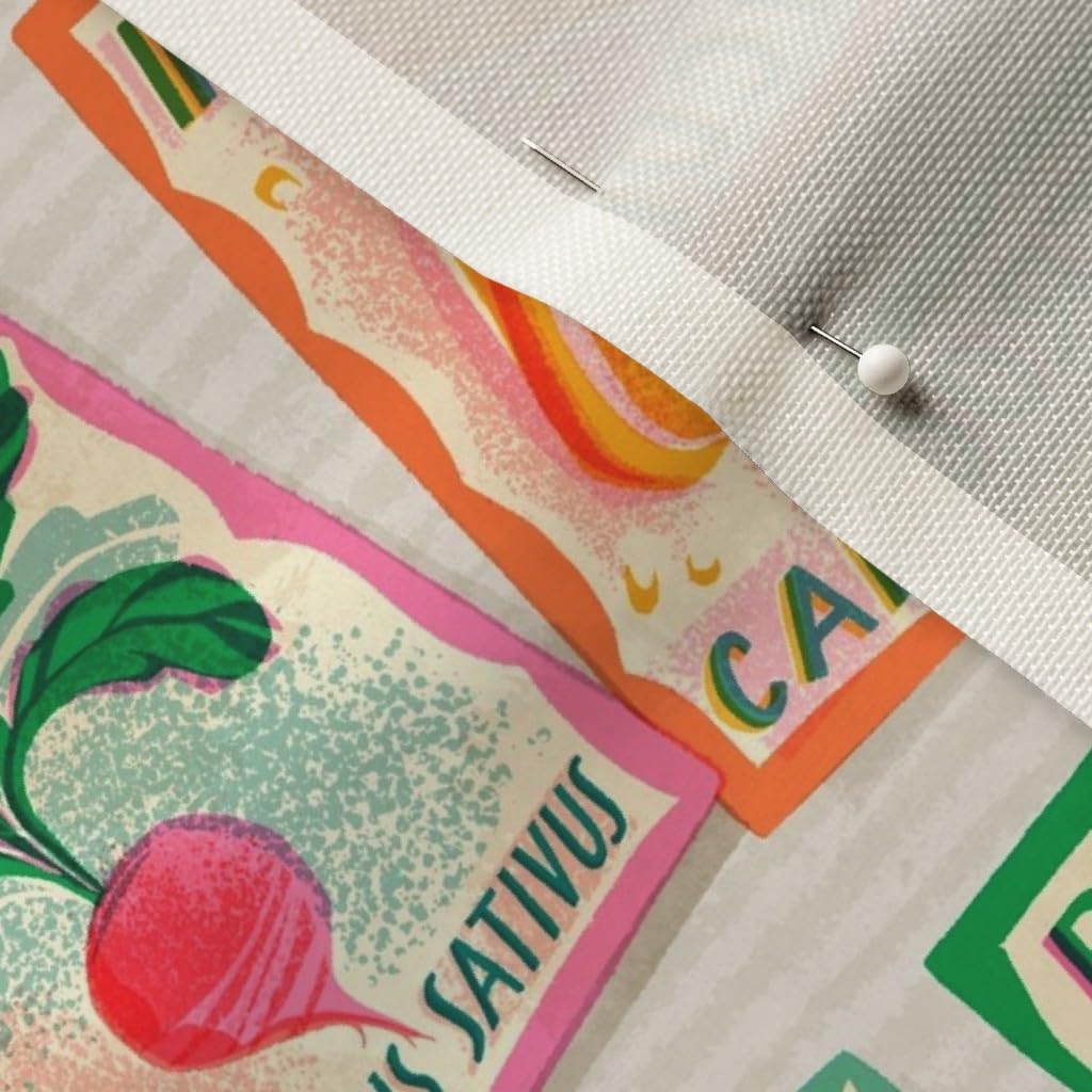 Vegetable Print Velvet Fabric - Spoonflower Upholstery & Home Decor for Gardening Enthusiasts
