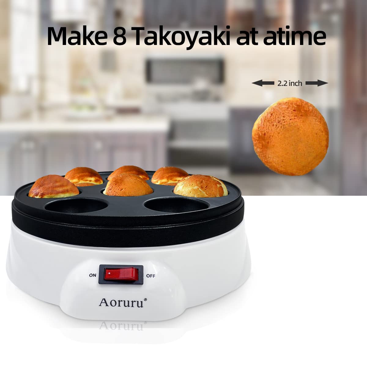 Nonstick Octopus Ball Cake Pop Maker & Aebleskiver Maker - Perfect for Birthday Parties, Dessert Buffets, and Holiday Treats