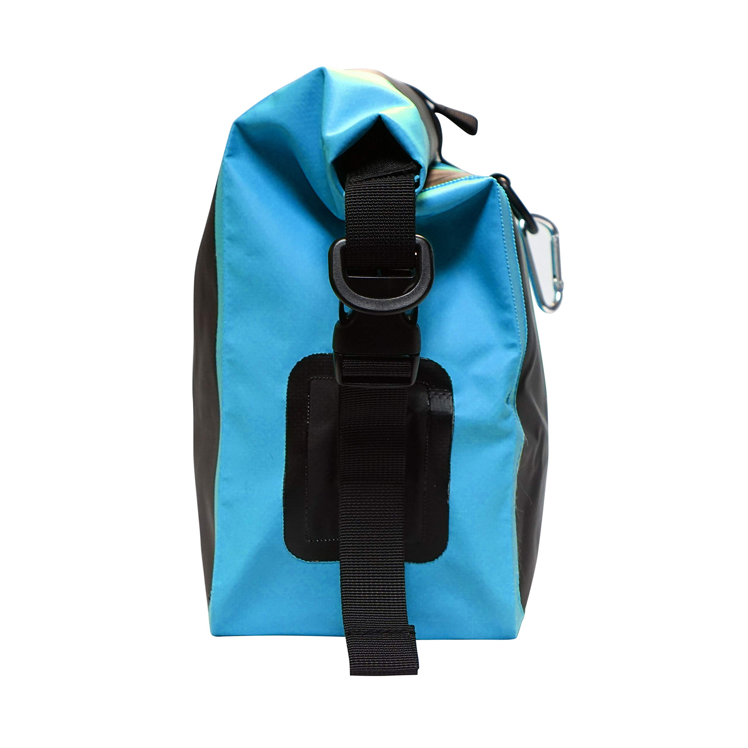 Waterproof Crossbody Bag for Women - Lightweight & Durable Travel Purse for Beach, Sports, Gym & Outdoor Activities (Black/Blue)