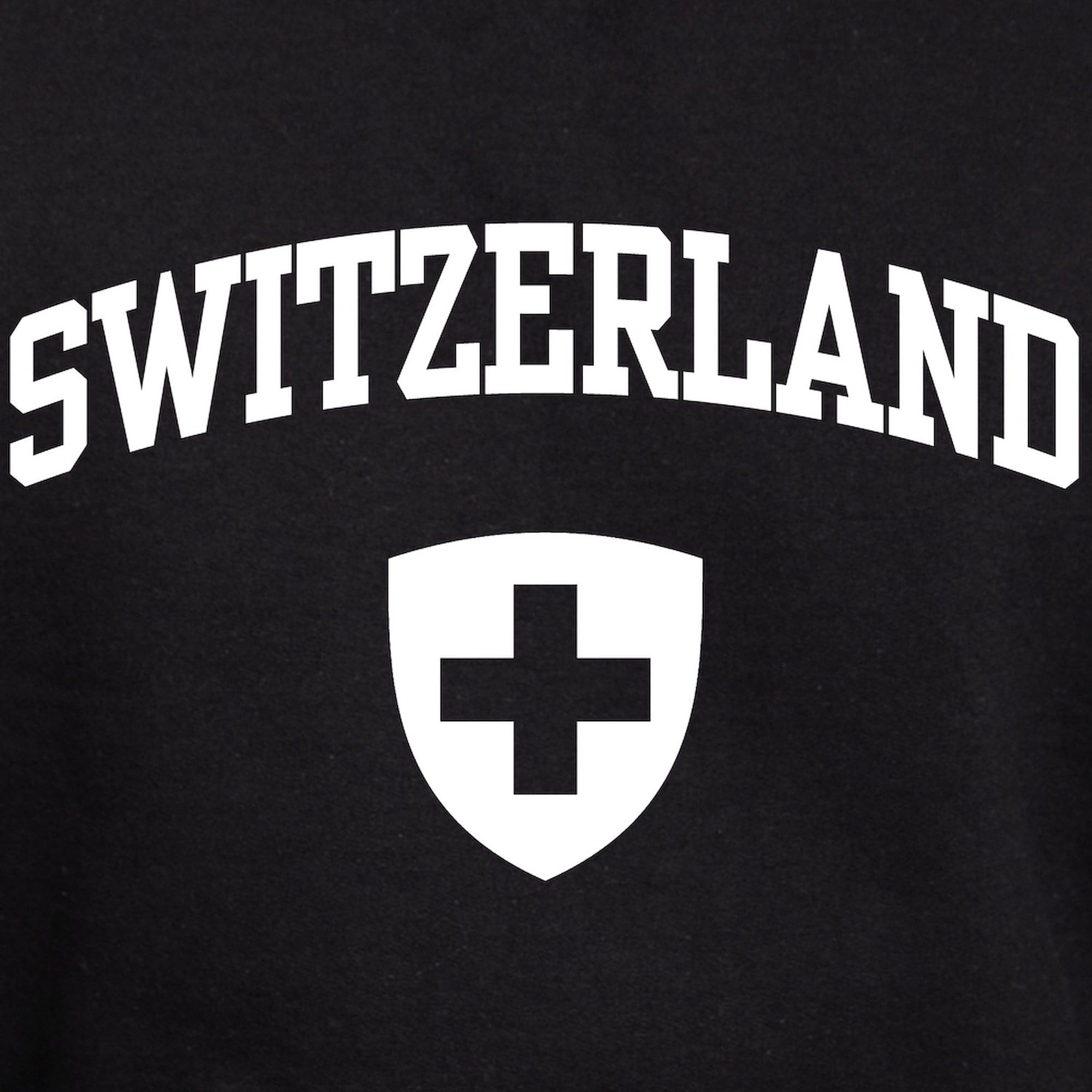Switzerland Hoodie for Men - Dark Regular Fit Pullover Sweatshirt | Comfortable & Stylish for Casual Wear, Travel & Outdoor Activities