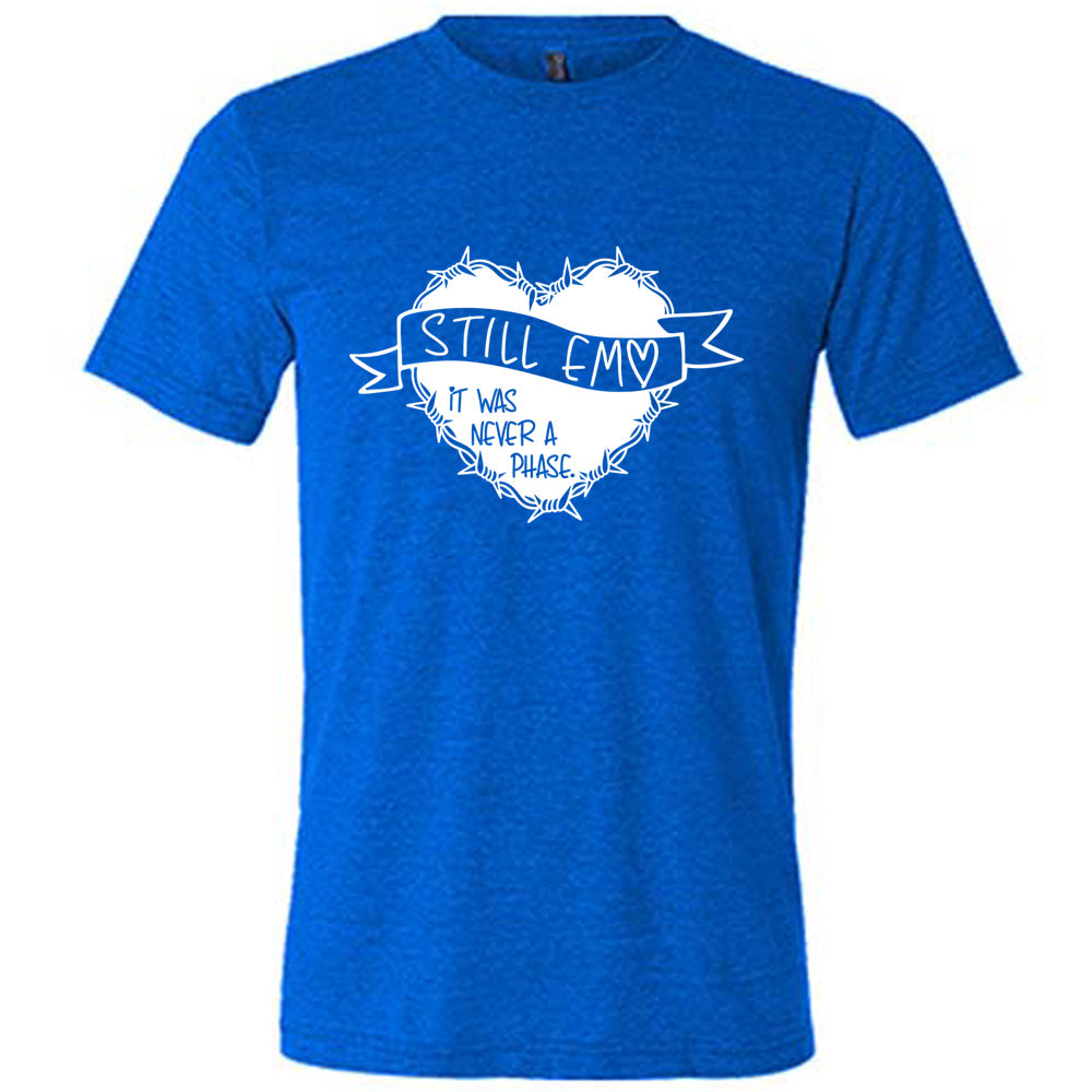 Still Emo It Was Never A Phase T-Shirt - Unisex Vintage Emo Style Tee for Concerts, Festivals & Alternative Fashion