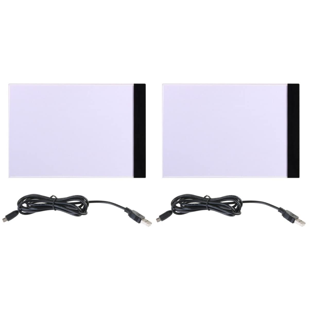 Ciieeo 2-Pack A4 LED Light Box - Portable Tracing Light Board for Artists, Crafters & Designers - Perfect for Calligraphy, Sketching & DIY Projects