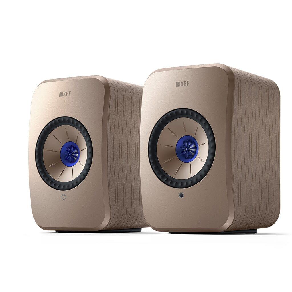 KEF LSX II Wireless Powered Bookshelf Speakers - Hi-Fi Audio System with Bluetooth & WiFi Connectivity for Home Theater, Music Streaming & Gaming Setup