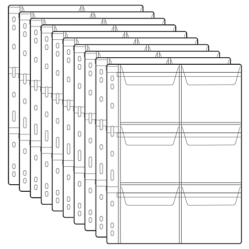 6 Pocket(97mm X 82mm Each Pocket)