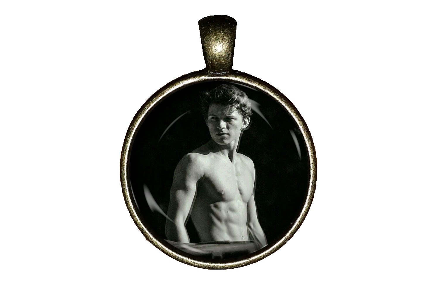 Handmade Spider-Man Tom Holland Necklace - Avengers Inspired Charm Pendant for Marvel Fans | Perfect Gift for Superhero Lovers & Cosplay Accessories