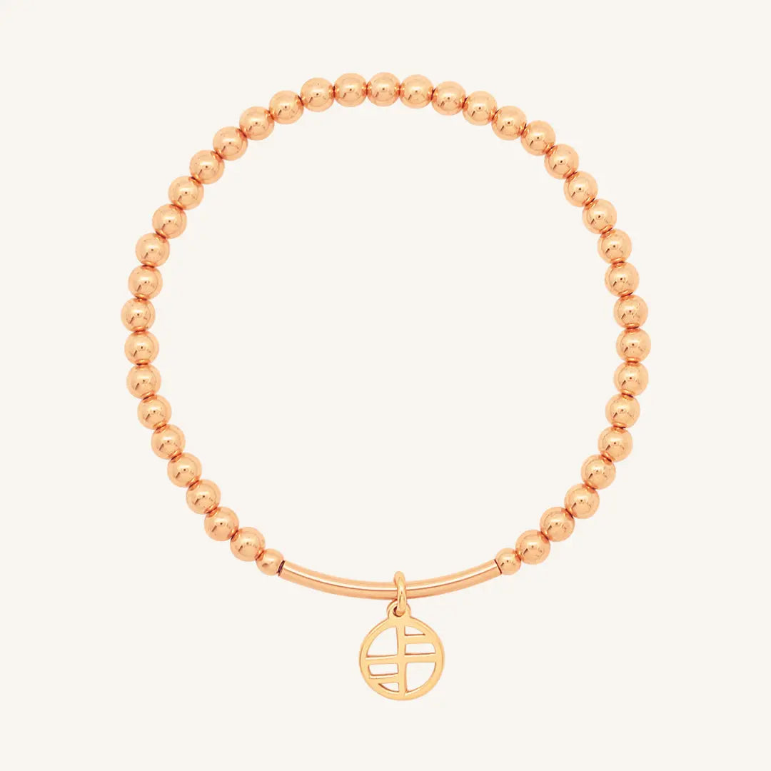 Franc Create 4mm Charm Bracelet for Women - Elegant Adjustable Beaded Bracelet for Everyday Wear, Gifts & Special Occasions