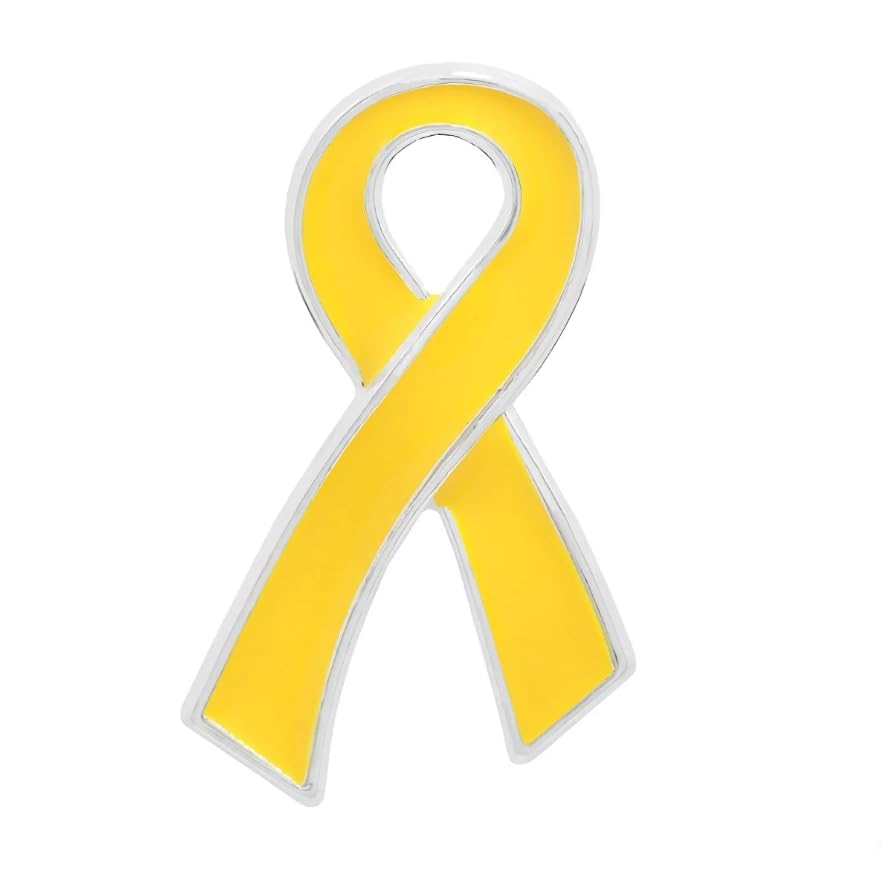 Flat Gold Ribbon Pin