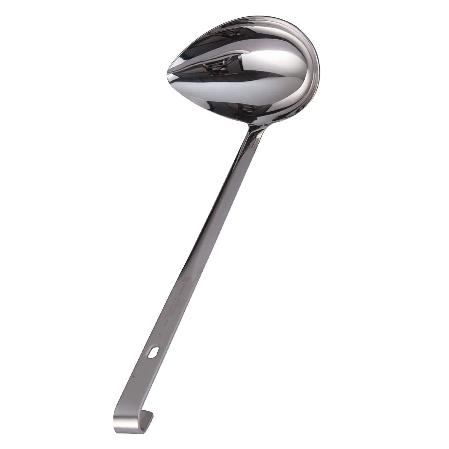 Premium Stainless Steel Side Scooping Ladle - Durable Kitchen Tool for Cooking, Serving & Soup - Perfect for Home, Restaurant & Camping Use