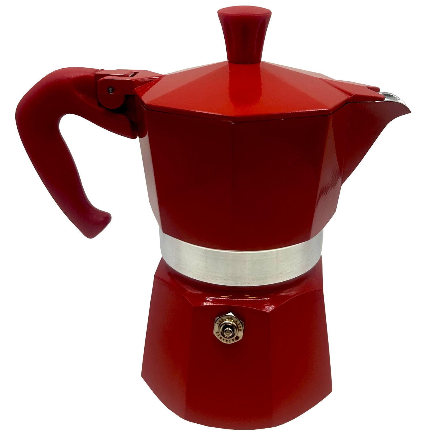 Bialetti Moka Express 3 Cup Stovetop Espresso Maker - Classic Italian Coffee Maker for Home & Office, Perfect for Espresso Lovers (Red) | Ideal for Morning Brews, Afternoon Pick-Me-Ups & Hosting Guests