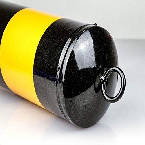Heavy Duty Parking Bollard - 13x13x50cm Anti-Crash Barrier Post with Lock & Key for Driveway, Garage & Parking Lot Security | Durable Car Blocking Bollard for Vehicle Protection & Traffic Control